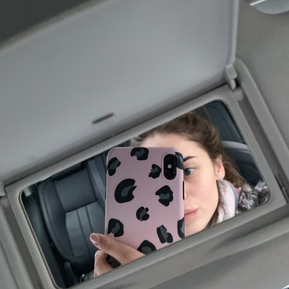 Pink and Blue Cheetah Print iPhone X Case - Picture 2 of 4